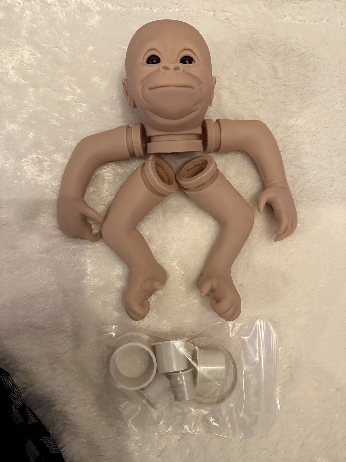 Bindi Chimp Reborn Kit – Unpainted – Full Limbs – Eyes Included – Rare Sculpt”