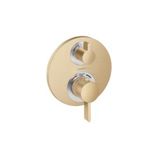 Hansgrohe 15757141 Ecostat S Thermostatic Shower Valve Trim - Brushed Bronze