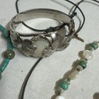 Mixed Lot Costume Jewelry Boho Beaded Necklace Bracelet Earring Bundle stones — photo 7