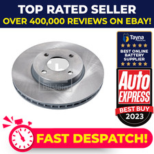 2x Brake Discs Pair Vented fits NISSAN VERSA Mk2 1.5 Front 2011 on HR15DE 260mm