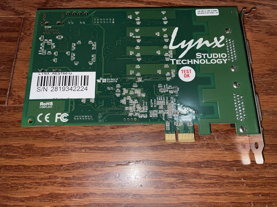 Lynx AES16e PCIe Audio Card– 16-Channel AES/EBU I/O – NEW straight from box - Image 2 of 3