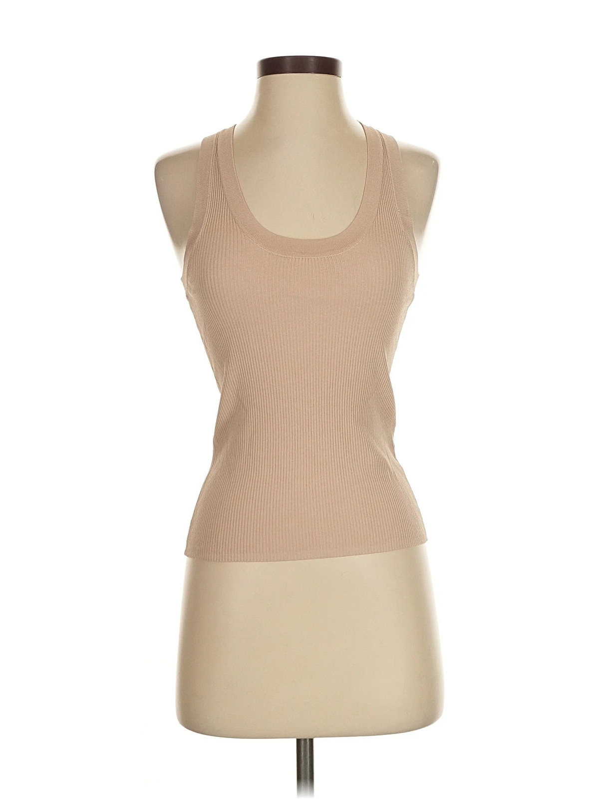 Zara Women Brown Tank Top S