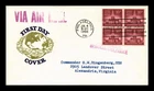 US COVER INDEPENDENCE HALL FIRST DAY ISSUE BLOCK SPECIAL DELIVERY AIR MAIL