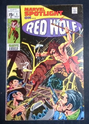 Marvel Spotlight #1 Red Wolf Marvel Comics 1st Appearance Of Red Wolf VG/F