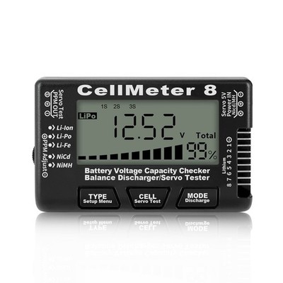 RC Cellmeter 8 Digital Battery Capacity Checker Controller Tester Voltage T6915