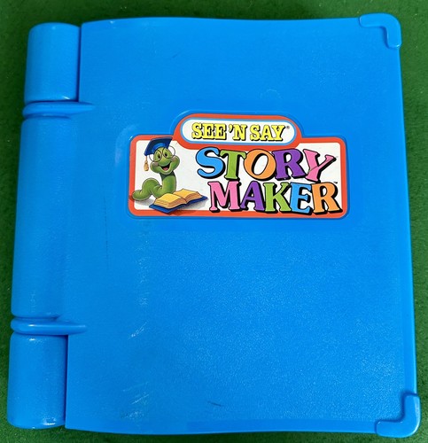 See 'N Say Story Maker Blue Book Mattel 1991 Vintage Tested Working