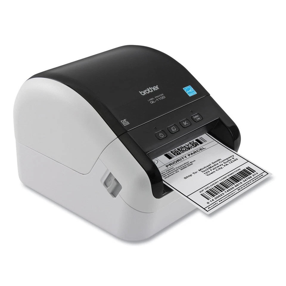 Brother QL1110NWB 6.7"x8.7"x5.9" 69 Labels Print Speed Label Printer New - Image 3 of 4