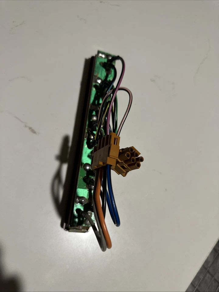 Painel interruptor de controle de assento elétrico Cadillac Allante 1987-1995 lado esquerdo - MARROM - Imagem 4 de 4