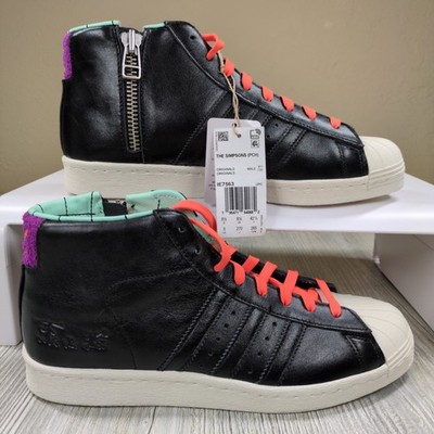 Adidas The Simpsons Poochie Pro Model 80s Black Mens Size 9.5 IE7563