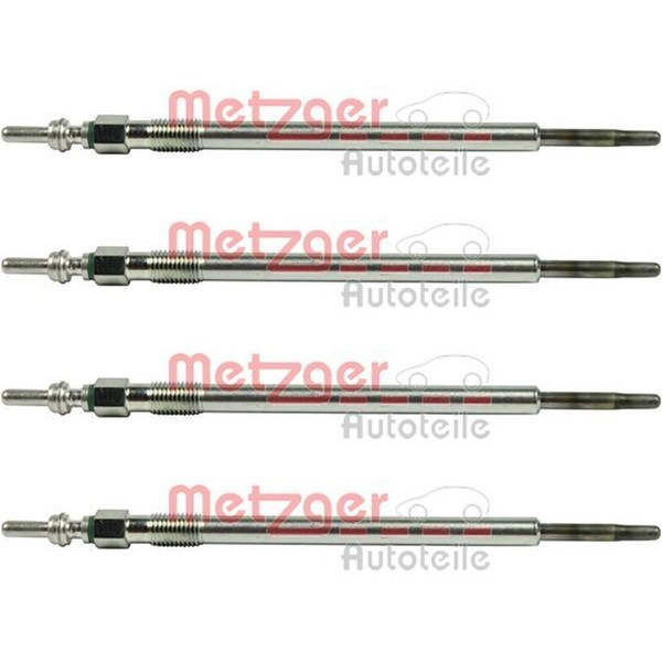 4X Metzger Greenparts GlÜHkerzen H5 124 Passend FüR 4-ZYLINDER-image