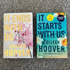 Colleen Hoover: It Ends With Us + It Starts With Us Book Bundle (Hardback) NEW