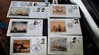 Lot of 6 BENHAM 1982 FDC 1 lg silk BLS4 5 sml BS4a-e British Maritime heritage