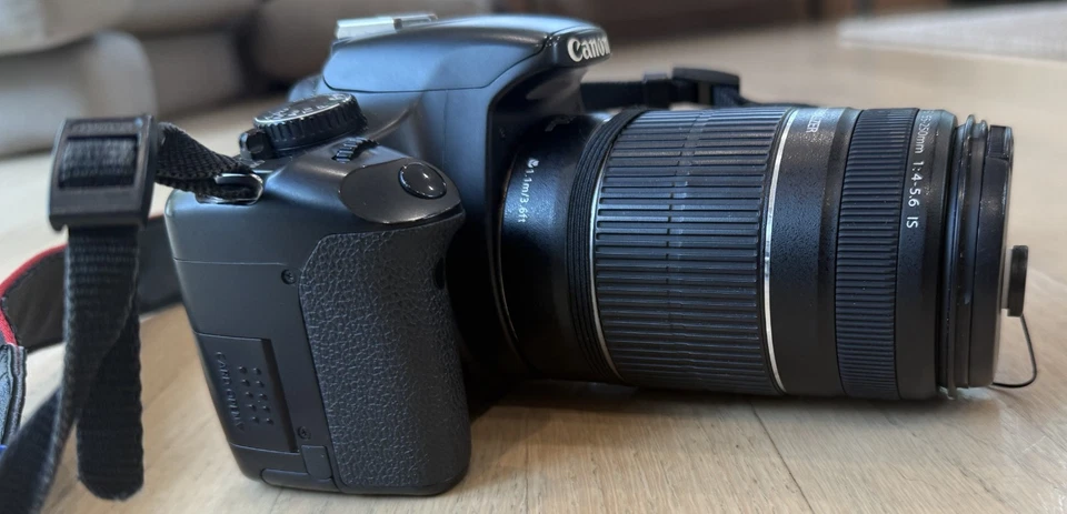 Cannon Eos Rebel XSI W/ 2 Lens (Zoom 55-250mm & 18-55mm) & 3 Pack Filters & Char - Image 2 of 4