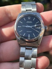 Rolex 6694 Steel Oysterdate Precision 34mm Black Dial