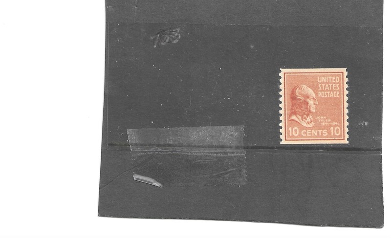 us stamps 1939: unused  John Tyler  Scott # 847  from 1939