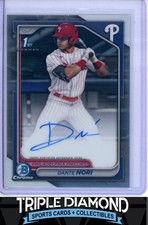 2024 Bowman Draft Chrome 1st Dante Nori Prospects Autograph Auto Phillies Z768