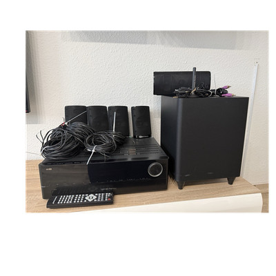 harman/kardon HiFi-System Schwarz mit Subwoofer, 5 Lautsprechern, Receiver