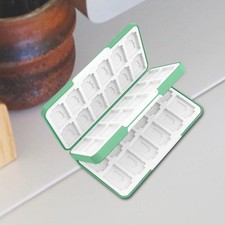 Game Card Case Compact Game Holder Case for Travel Green