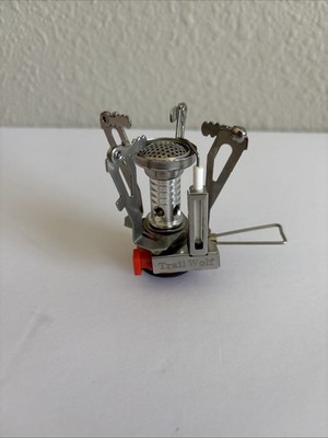 Backpacking Stove Portable Gas Burner Camping Propane Cooker w/ Piezo Ignition