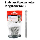Timco Stainless Steel Annular Ringshank Nails A2 Grade 304 - 30-100mm Fasteners