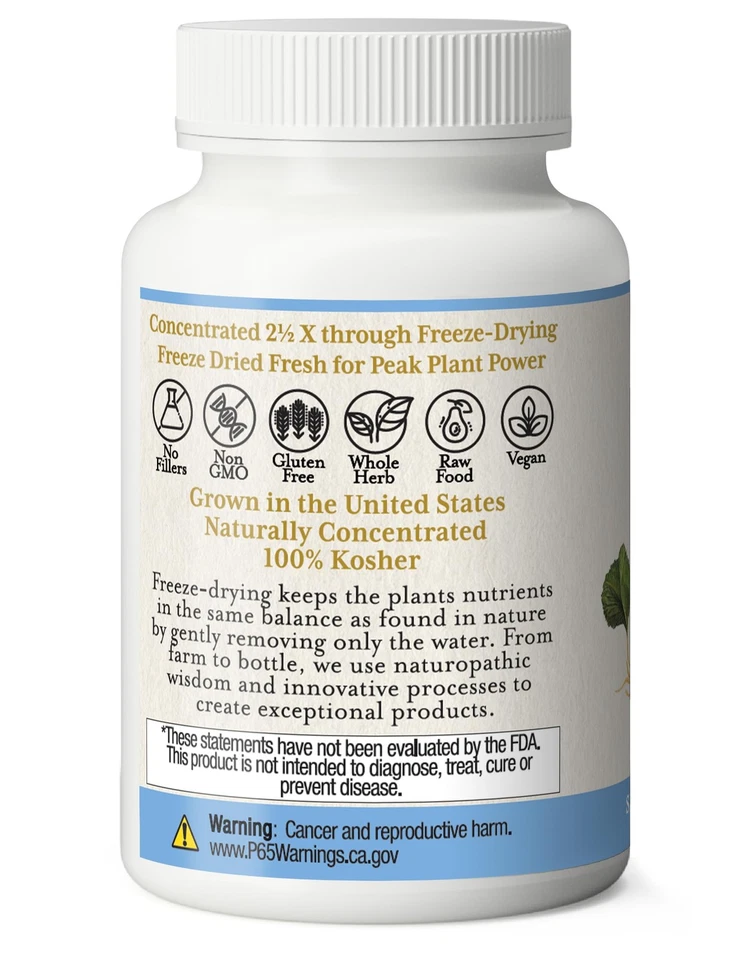 Cápsulas de sello de oro liofilizadas crudas Eclectic Institute | 100 CT Foto 3 de 4