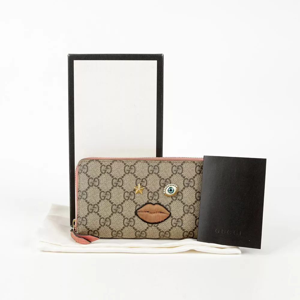 Gucci GG Supreme Canvas Long Wallet 431392 56639232