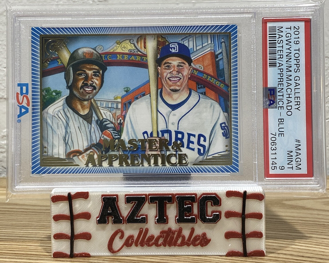 2019 Topps Gallery Master & Apprentice Gwynn/ Machado Blue /99 PSA 9 POP 1! 🔥