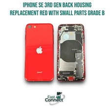iPhone SE 2nd Gen back housing Replacement Red With Small Parts Grade B
