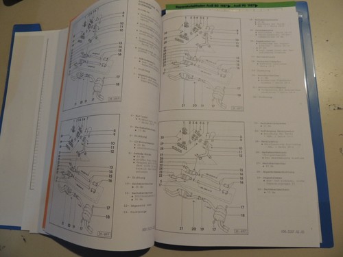 Audi 80 90 Typ 89 Coupe 162 KW Motor 3B 1991 Rep.leitfaden Werkstatthandbuch - Picture 9 of 9