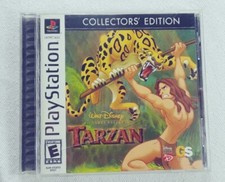 Playstation PS1 Disney Tarzan Video Game Collector's Edition Complete Tested