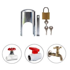 Outdoor Faucet Lock with Keys Keyed Padlock Childproof Water Spigot Lock