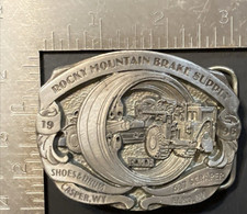 Rocky Mountain Brake Supply 1996 Belt Buckle Casper WY Elko NV Caterpillar 637