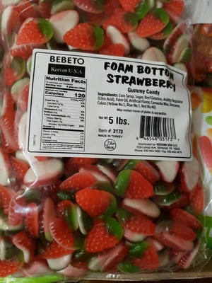 Bebeto Foam Bottom Strawberry Yummy Candy Delicious Flavor Kids 5lb Bag Ebay