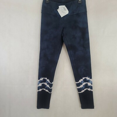 Ideology Womens Leggings Tie-Dyed Indigo Size Small