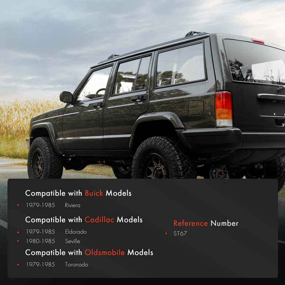 2x correas de tanque de combustible de acero para Oldsmobile Toronado Cadillac Eldorado 1979-1985 Foto 2 de 4