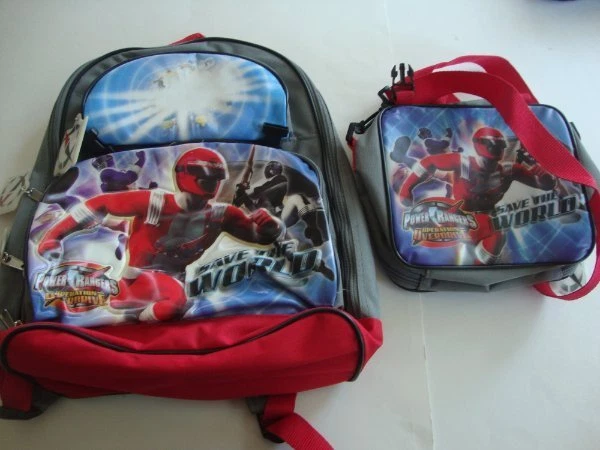 Power rangers backpack and lunch bag cheap