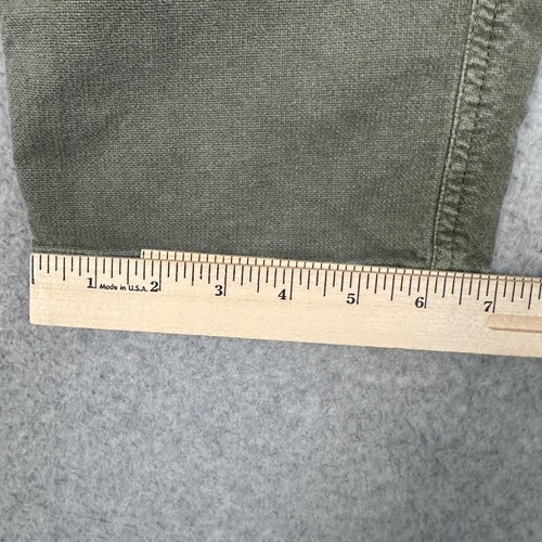flint and tinder pants mens 32x32 green slim button fly linen blend preppy Beach - Picture 12 of 14