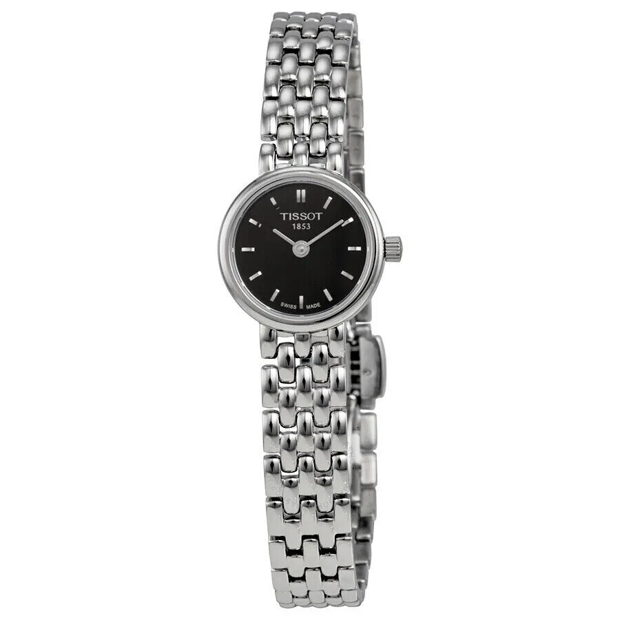 Прекрасные женские кварцевые часы TISSOT серебристого цвета T058.009.11.051.00