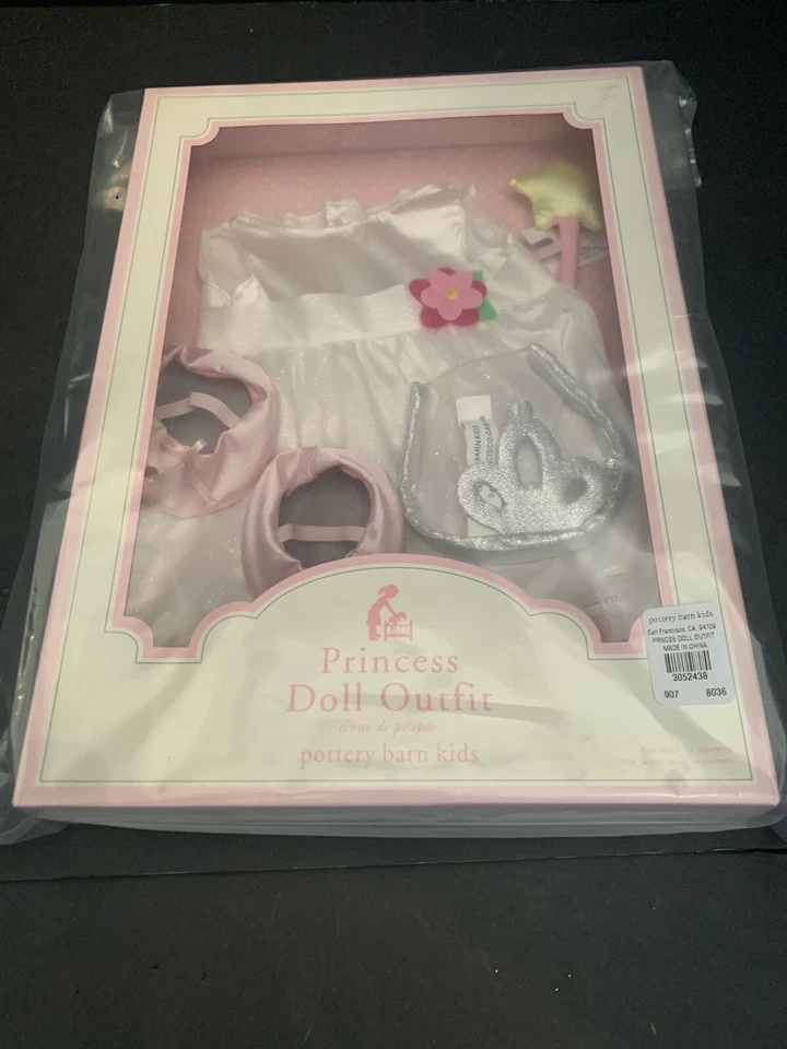 Pottery Barn Niños 18" Muñeca PRINCESA Conjunto Ropa Tiera Gotz REGALO DE NAVIDAD NUEVO Foto 3 de 3