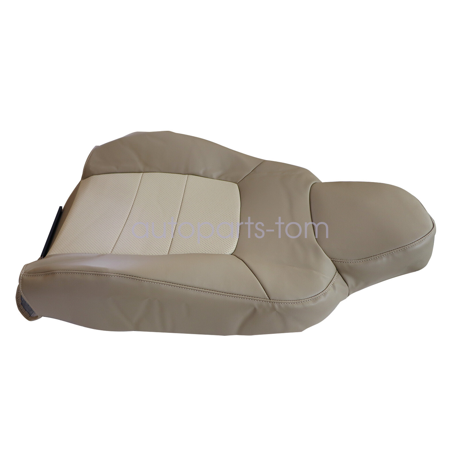 Fits 2003-2006 Ford Expedition Driver Top Replacement Leather AC Seat Cover Tan
