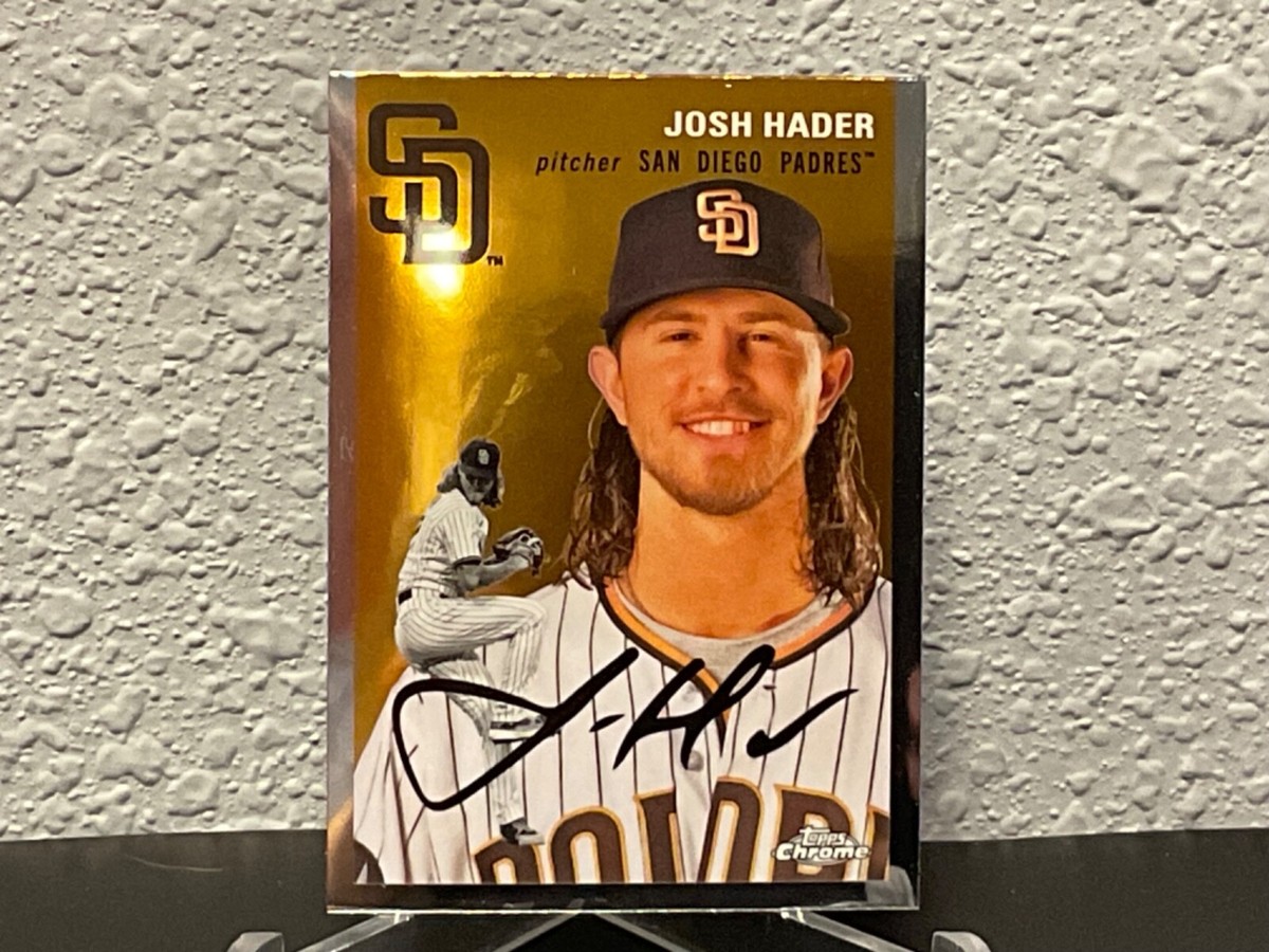 直筆サイン topps now CORBIN BURNES JOSH HADER Josh Hader, Houston Astros - 2023 San Diego Padres Topps Chrome