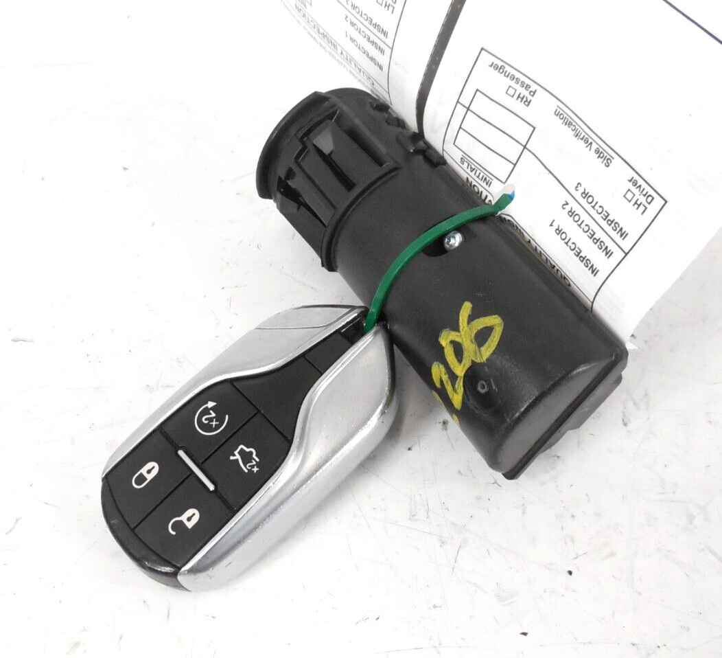 2017 17 Maserati Levante Ignition Control Start Stop Switch W/ Key Fob OEM