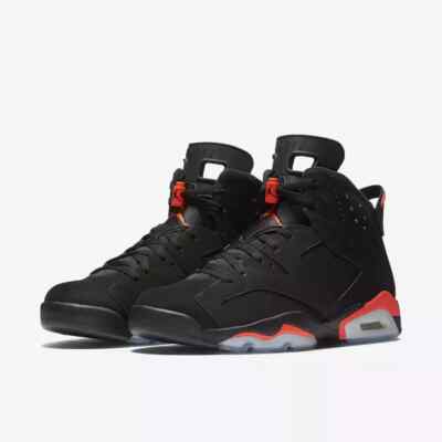 NIKE AIR JORDAN 6 RETRO INFRARED BLACK 2014 384664-023 Men's US7