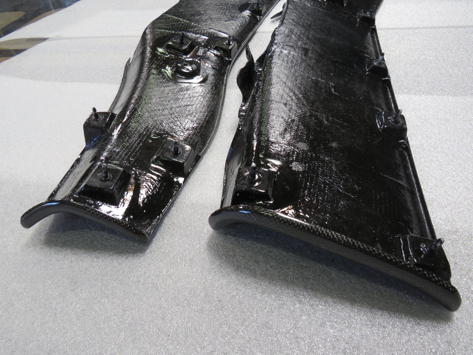 Ferrari 458 Italia, Carbon Fiber, Door Panel Mouldings, New, RTUNED, rtfe020dp