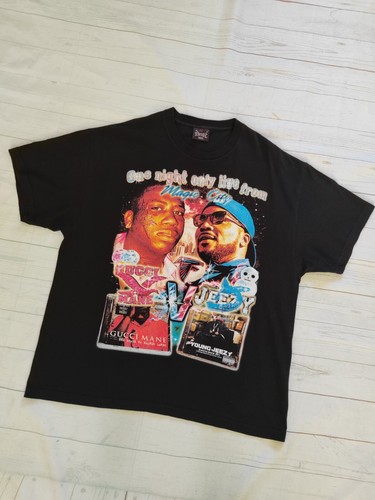 DBRUZE Gucci Mane Young Jeezy Men's Hip Hop Rap T-shirt Magic City Size 2XL - Picture 3 of 12