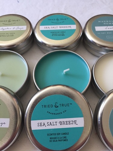 Nice Set of 8 Scented Tealights Tea Soy Wax Candles - Picture 4 of 5