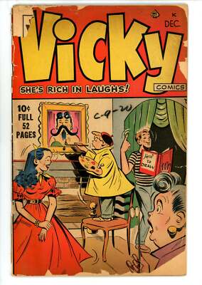 Vicky Comics [2] FR (1.0) Cover Detached Ace Magazines (1948) 