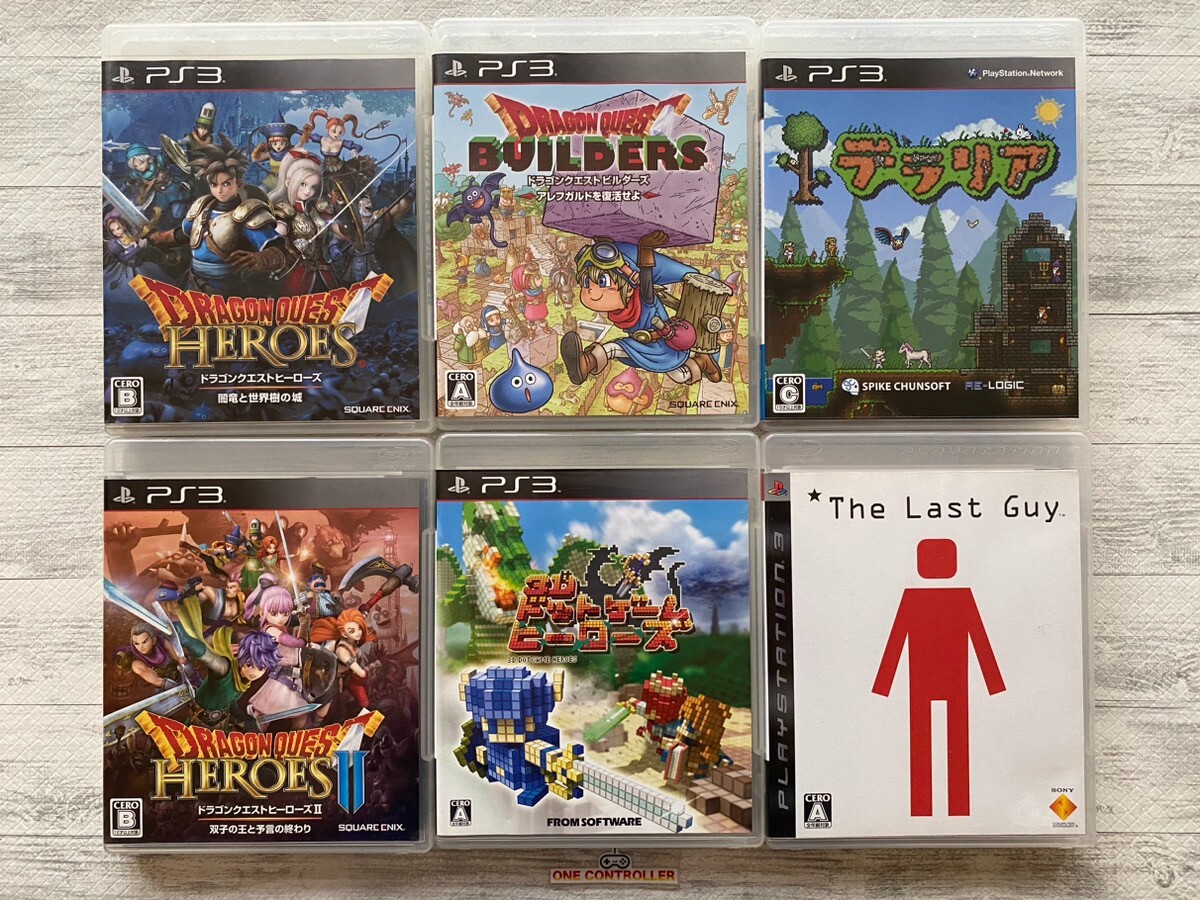 SONY PS3 Dragon Quest & 3D Dot Game Heroes & Builders & Teraria