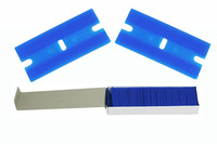 Abn 100 Piece Plastic Razor Scraper Blades Abn 100 Piece Plastic Razor Scraper Blades