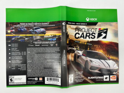 Project Cars 3 Xbox One GameStop Promotional Display Only Artwork